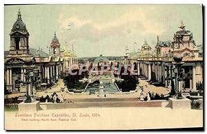 Carte Postale Ancienne Louisiana Purchase Exposition St Louis 1904 View looking North from Festiv...