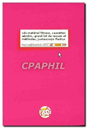 Seller image for Carte Postale Moderne Vds Materiel fitness web75.cm for sale by CPAPHIL