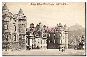 Carte Postale Ancienne Holyrood Palace Edinburgh