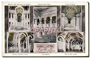 Imagen del vendedor de Carte Postale Ancienne Interior Views Library Of Congress Washington D C Bibliotheque a la venta por CPAPHIL