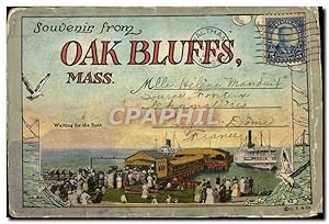 Carte Postale Ancienne Souvenir From Oak Bluffs Mass