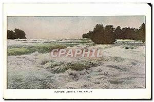 Carte Postale Ancienne Rapids Above The Falls The gorge and Whirlpool rapids Niagara Falls