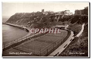 Seller image for Carte Postale Ancienne Castle Hill Scarborough Tennis for sale by CPAPHIL
