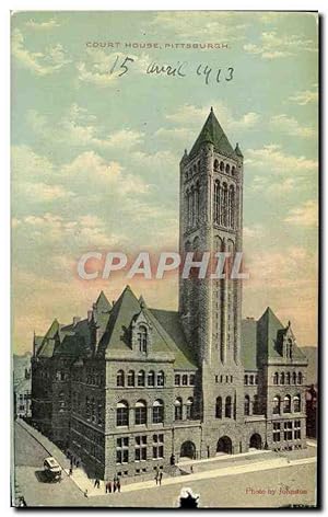 Carte Postale Ancienne Court House Pittsburg