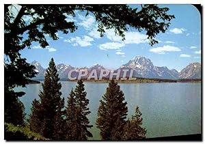 Bild des Verkufers fr Carte Postale Moderne Teton Range Reflected In Jackson Lake Grand Teton national Park Jeackson Wyoming zum Verkauf von CPAPHIL