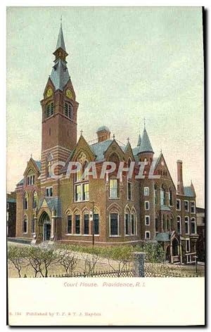 Carte Postale Ancienne Court House Providence R I