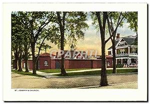 Carte Postale Ancienne St Joseph's Church Old peck House