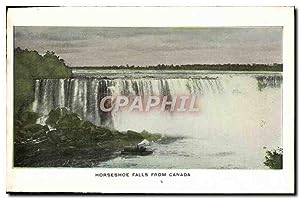 Seller image for Carte Postale Ancienne Horseshoe Falls From Canada Niagra Falls for sale by CPAPHIL