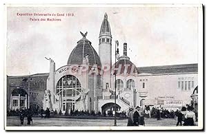 Carte Postale Ancienne Exposition universelle de Gand 1913 Palais des Machines