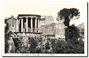 Carte Postale Ancienne Tivoli TEmplo