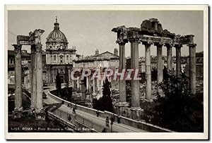 Immagine del venditore per Carte Postale Ancienne Roma Foro Romano templo di Saturno venduto da CPAPHIL