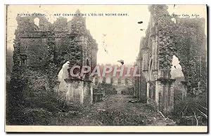 Carte Postale Ancienne Ruiner D'Orval Nef Centrale De L'Eglise Notre Dame