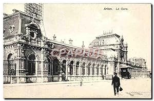 Carte Postale Ancienne Arlon La Gare