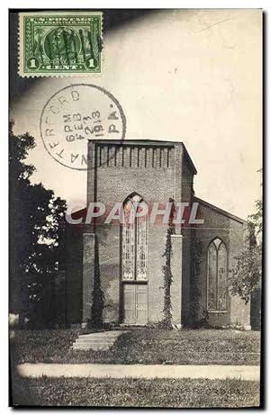 Carte Postale Ancienne Waterford Pa Church