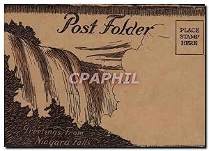 Image du vendeur pour Carte Postale Ancienne Greetings From Niagara Falls mis en vente par CPAPHIL