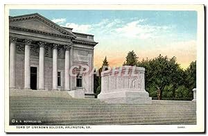 Carte Postale Ancienne Tomb Of unknown Soldier Arlington Va