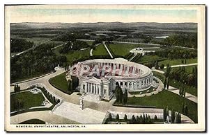 Carte Postale Ancienne Memorial Amphithéâtre Arlington Va