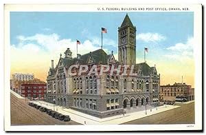 Carte Postale Ancienne U S Federal Building And Post Office Omaha Neb