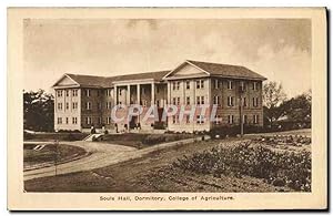 Carte Postale Ancienne Soule Hall Dormitory College Of Agriculture