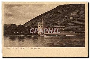 Seller image for Carte Postale Ancienne Der Mauseturm Bel Bingen for sale by CPAPHIL