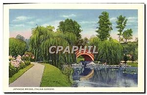 Seller image for Carte Postale Ancienne Japanese Bridge Italian Gardens Education building State Capitol Park for sale by CPAPHIL