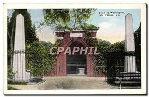 Carte Postale Ancienne Tomb of Washington Mt Vernon Va