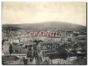 Carte Postale Ancienne Grand Format Belfort vue panoramique 28 * 23 cm