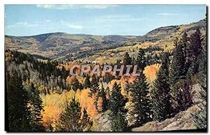 Carte Postale Moderne Autumn Scene In Utah Highway 14 on Cedar Mountain Leading To Cedar Breaks