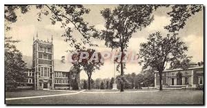 Carte Postale Ancienne Library and art building Bowdoin college Brunswick Maine Bibliotheque