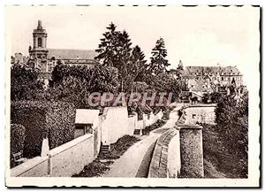 Carte Postale Moderne Remparts Sud Est vue Prise De La Place Ferjeux Langres