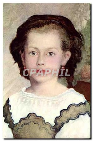 Image du vendeur pour Carte Postale Moderne Renoir Portrait de Mademoiselle Lacaux Cleveland Museum of ARt mis en vente par CPAPHIL