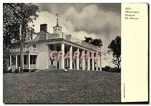 Carte Postale Ancienne Washington Home At Mt Vernon