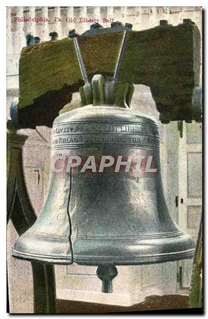Carte Postale Ancienne Philadelphia Pa Old Liberty Bell