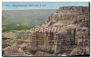 Carte Postale Ancienne Sheep Mountain Bad Lands S Dak