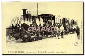 Immagine del venditore per Reproduction St Pierre D'Oleron Inauguration du Chemin De Fer Economique 24 avril 1904 Train venduto da CPAPHIL