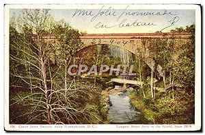 Imagen del vendedor de Carte Postale Ancienne Cabin John Bridge Near Washington D C Longest stone arch in the world a la venta por CPAPHIL