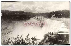 Carte Postale Ancienne American Falls from Goat Island