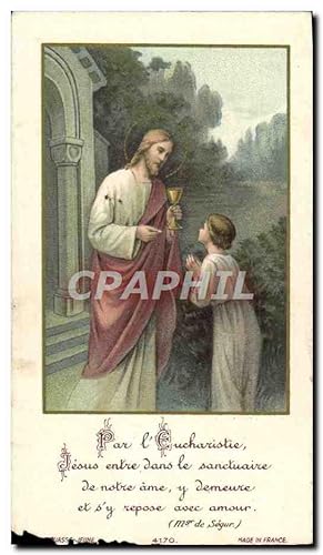 Image du vendeur pour Image pieuse Communion Notre Dame du Voeu Cherbourg 19 mai 1952 Marcel Morel mis en vente par CPAPHIL