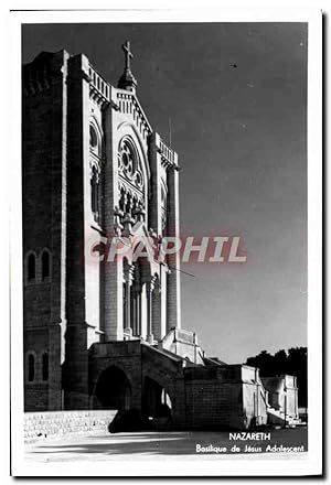 Bild des Verkufers fr Carte Postale Moderne Nazareth Basilique De Jesus Adolescent zum Verkauf von CPAPHIL
