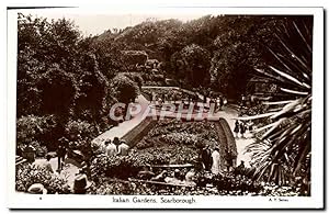 Seller image for Carte Postale Ancienne Italian Gardens Scarborough for sale by CPAPHIL