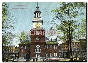 Carte Postale Ancienne Philadelphia Pa Independence Hall