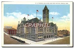 Carte Postale Ancienne U S Federal Building And Post Office Omaha Neb