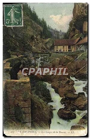 Carte Postale Ancienne Le Dauphine Les Gorges De La Bourne