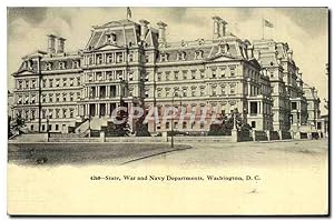Carte Postale Ancienne State War And Navy Departments Washington D C