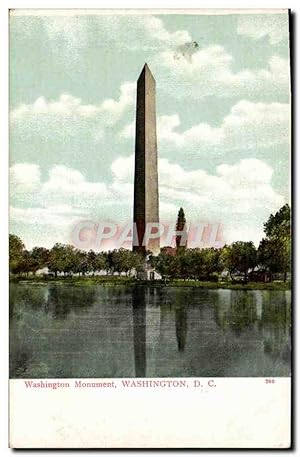 Carte Postale Ancienne Washington Monument Washington D C