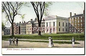 Carte Postale Ancienne Middle Campus Providence R I