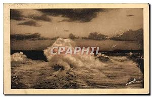 Image du vendeur pour Carte Postale Ancienne Vagues mis en vente par CPAPHIL