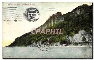 Carte Postale Ancienne The Palisades Hudson River