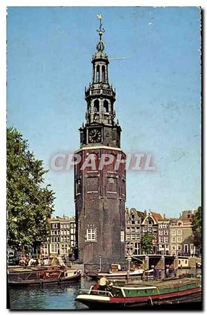 Bild des Verkufers fr Carte Postale Moderne Amsterdam Tour Montelbaan zum Verkauf von CPAPHIL