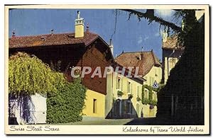 Immagine del venditore per Carte Postale Ancienne Swiss Stret Scene Kodachrome By Trans World Airline TWA venduto da CPAPHIL